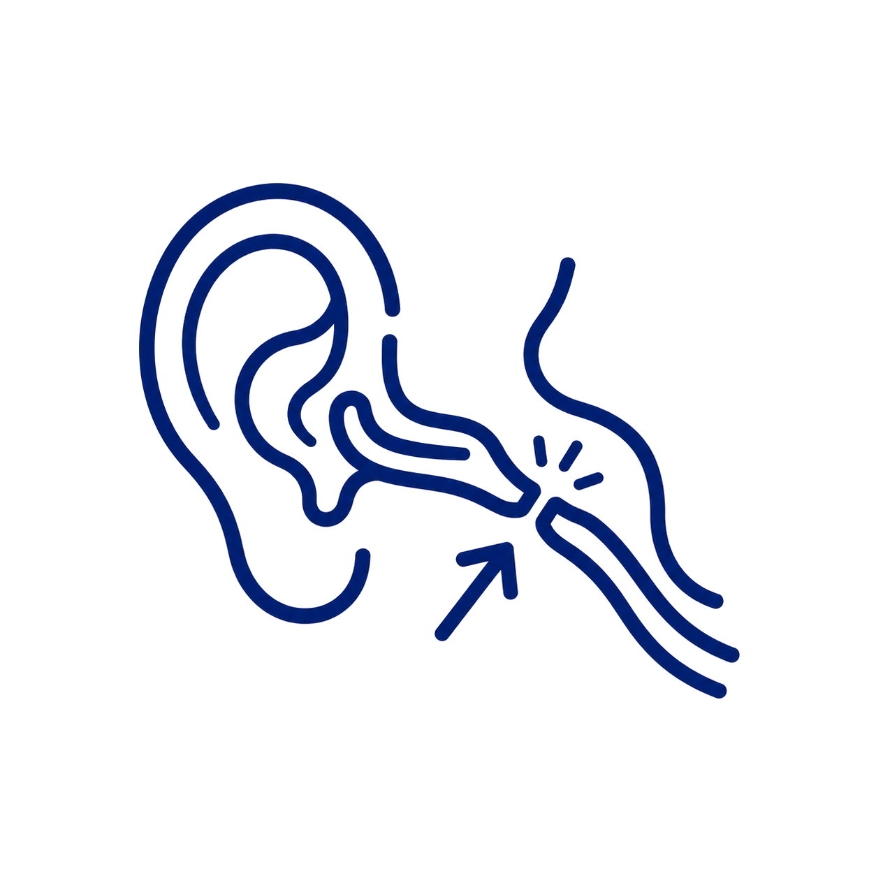 Eustachian tube dysfunction icon