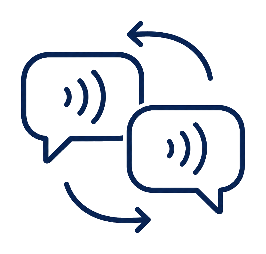 Illustration showing difficulty hearing in background noise